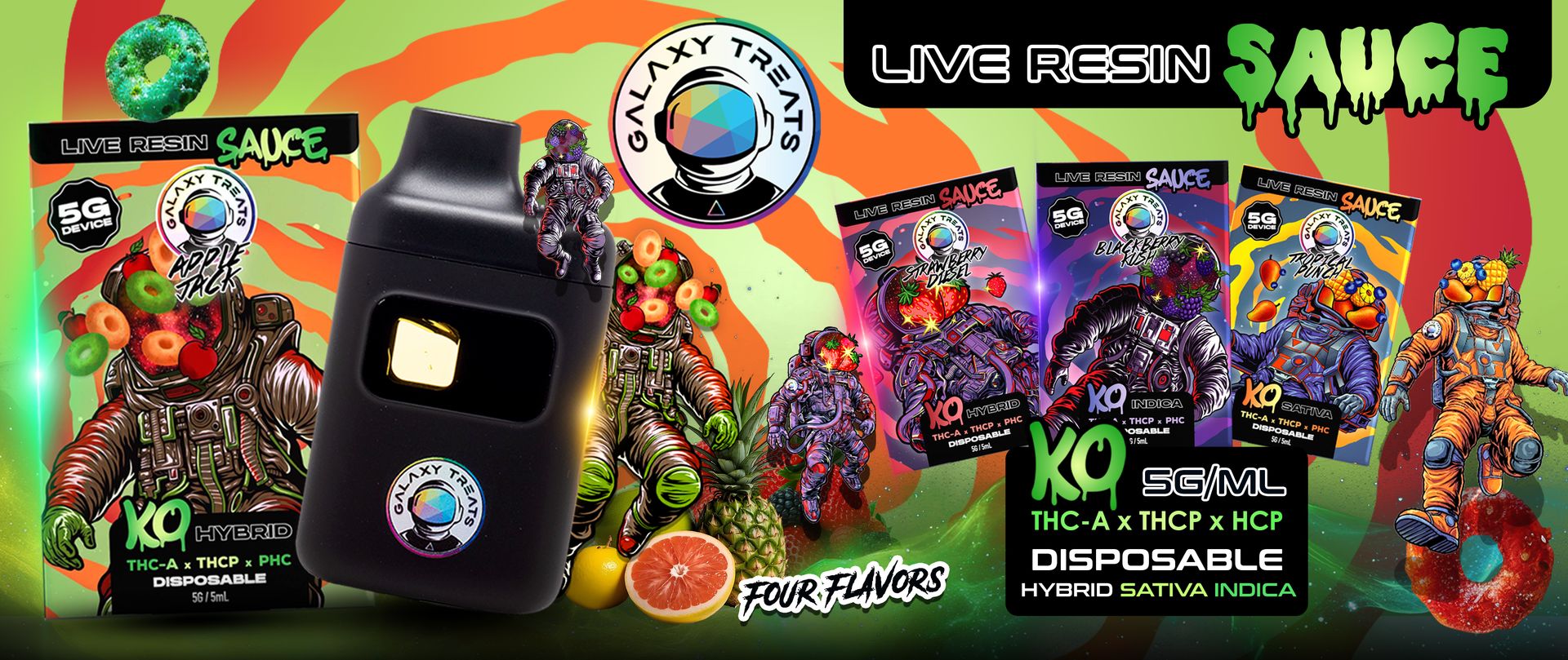 Galaxy Treats THCA THCP PHC